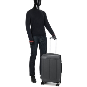 Walizka podróżna średnia na kółkach z poszerzeniem polipropylen 70l 292