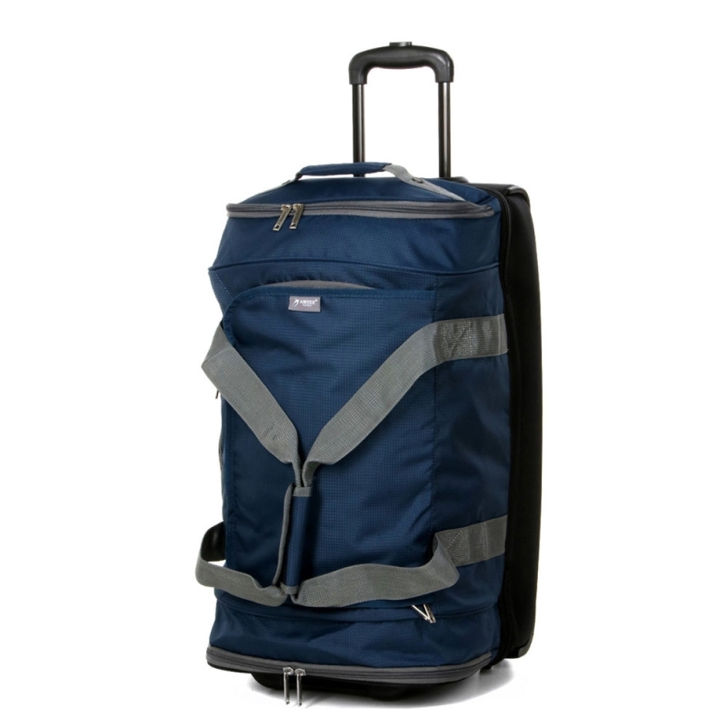 Torba podróżna na kółkach średnia z podwójnym dnem 80l Airtex 819/65