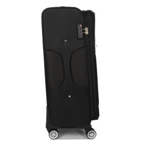 Walizka podróżna na kółkach duża z poszerzeniem TSA 100l 618
