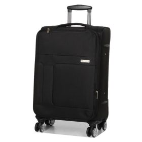 Walizka podróżna na kółkach średnia z poszerzeniem 70l TSA 618