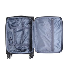 Walizka podróżna na kółkach średnia z poszerzeniem 70l TSA 618