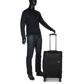 Walizka podróżna na kółkach średnia z poszerzeniem 70l TSA 618