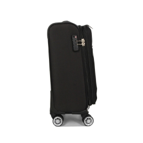 Mała walizka podróżna na kółkach kabinowa do samolotu TSA 40l 618