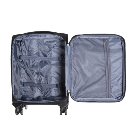 Mała walizka podróżna na kółkach kabinowa do samolotu TSA 40l 618