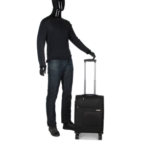 Mała walizka podróżna na kółkach kabinowa do samolotu TSA 40l 618