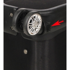 Mała mini walizka na kółkach, kabinówka do samolotu 25l 618 XS