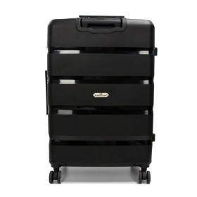 Duża walizka podróżna na kółkach polipropylen TSA 100l 43603