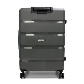 Duża walizka podróżna na kółkach polipropylen TSA 100l 43603