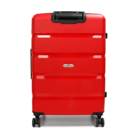 Duża walizka podróżna na kółkach polipropylen TSA 100l 43603