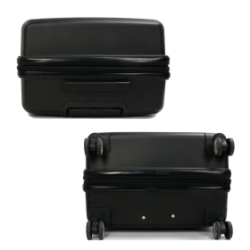 Duża walizka podróżna na kółkach polipropylen TSA 100l 43603