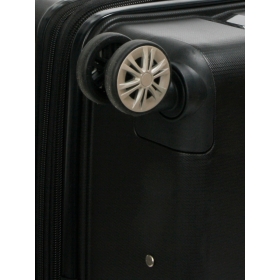 Duża walizka podróżna na kółkach polipropylen TSA 100l 43603