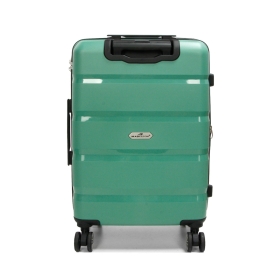 Średnia walizka podróżna na kółkach polipropylen TSA 60l 43603