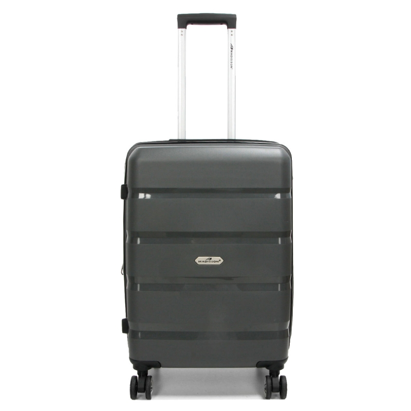 Średnia walizka podróżna na kółkach polipropylen TSA 60l 43603