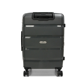 Średnia walizka podróżna na kółkach polipropylen TSA 60l 43603