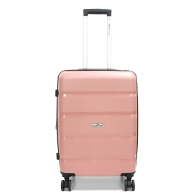 Średnia walizka podróżna na kółkach polipropylen TSA 60l 43603