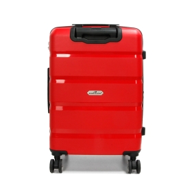 Średnia walizka podróżna na kółkach polipropylen TSA 60l 43603