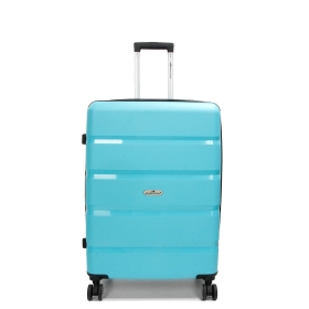 Średnia walizka podróżna na kółkach polipropylen TSA 60l 43603