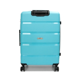 Średnia walizka podróżna na kółkach polipropylen TSA 60l 43603