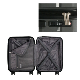 Mała walizka kabinowa do samolotu 55x40x20 polipropylen TSA 30l 43603