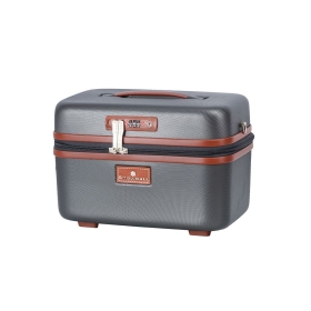 Duża kosmetyczka podróżna damska kuferek twardy ABS TSA 13l A52335