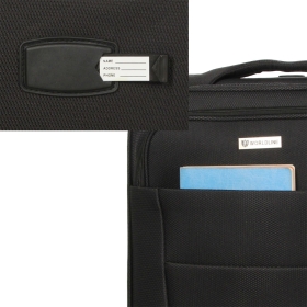 Mała walizka podróżna na kółkach kabinowa 50x40x25 TSA 50l 620