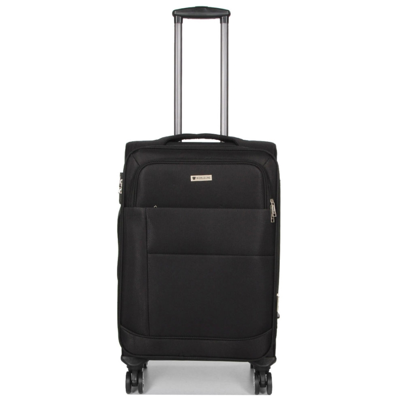 Walizka podróżna średnia na kółkach z poszerzeniem 70l TSA 620