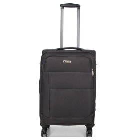 Walizka podróżna średnia na kółkach z poszerzeniem 70l TSA 620