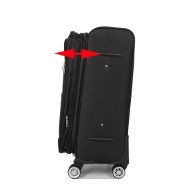 Walizka podróżna średnia na kółkach z poszerzeniem 70l TSA 620