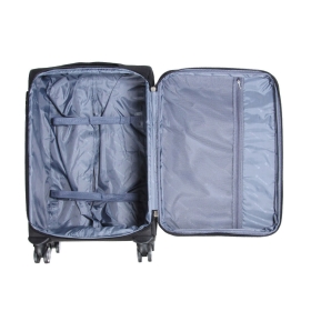 Walizka podróżna średnia na kółkach z poszerzeniem 70l TSA 620