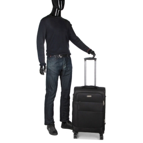 Walizka podróżna średnia na kółkach z poszerzeniem 70l TSA 620