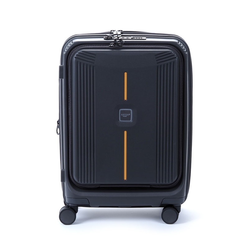 Walizka podróżna na kółkach mała do samolotu z portem USB Airtex 647