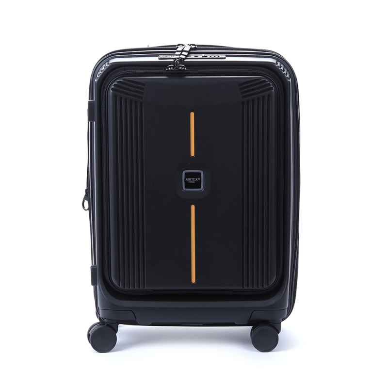 Walizka podróżna na kółkach mała do samolotu z portem USB Airtex 647