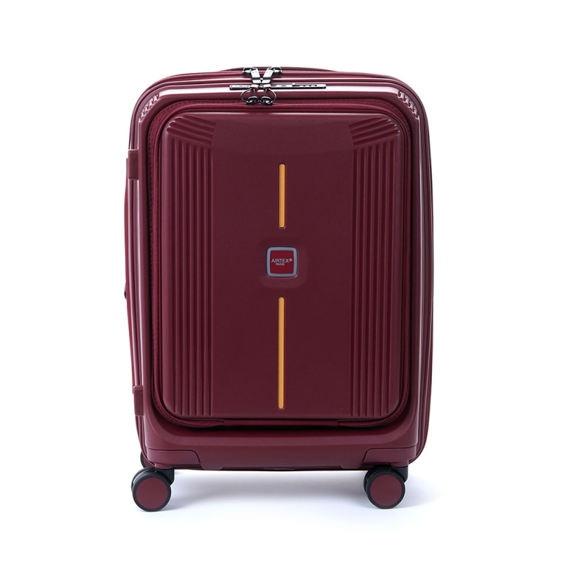 Walizka podróżna na kółkach mała do samolotu z portem USB Airtex 647