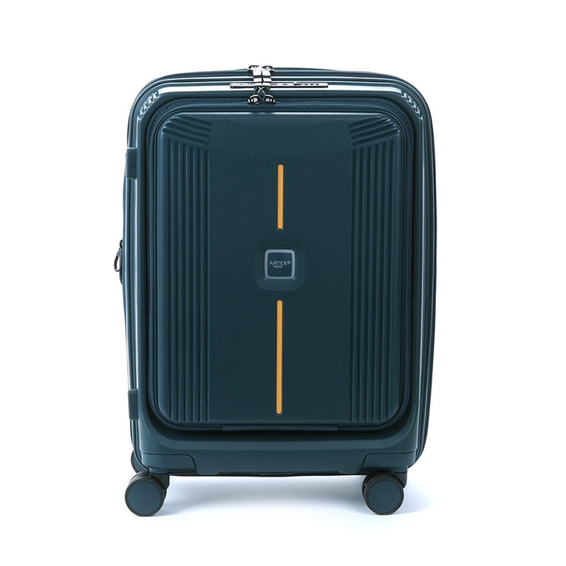 Walizka podróżna na kółkach mała do samolotu z portem USB Airtex 647