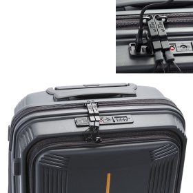 Walizka podróżna na kółkach mała do samolotu z portem USB Airtex 647