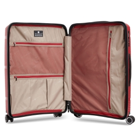 Walizka podróżna na kółkach duża 100 l polipropylen TSA Snowball A94103