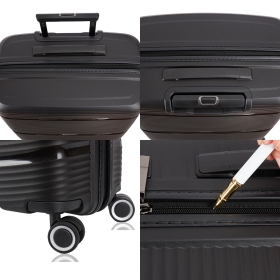 Walizka podróżna na kółkach duża 100 l polipropylen TSA Snowball A94103