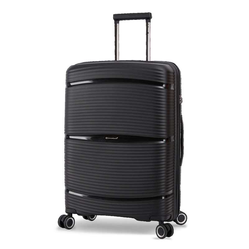 Walizka podróżna na kółkach średnia 70 l polipropylen TSA Snowball A94103