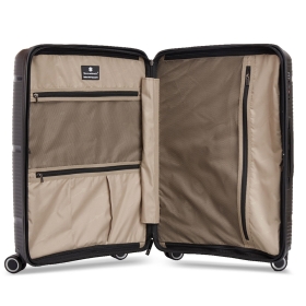 Walizka podróżna na kółkach średnia 70 l polipropylen TSA Snowball A94103