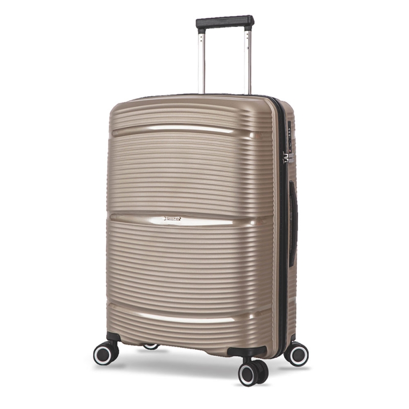 Walizka podróżna na kółkach średnia 70 l polipropylen TSA Snowball A94103