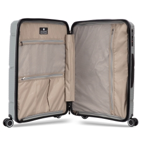 Walizka podróżna na kółkach średnia 70 l polipropylen TSA Snowball A94103