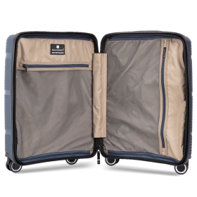 Walizka podróżna na kółkach mała do samolotu polipropylen A94103