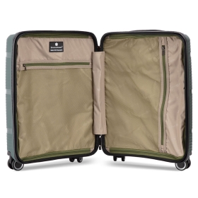 Walizka podróżna na kółkach mała do samolotu polipropylen A94103