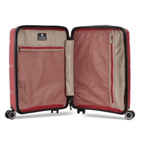 Walizka podróżna na kółkach mała do samolotu polipropylen A94103