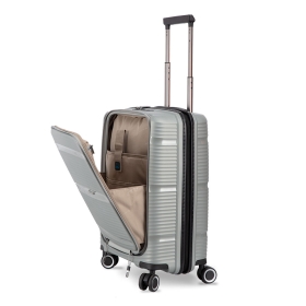 Walizka podróżna na kółkach mała do samolotu polipropylen A94103