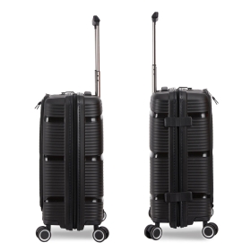 Walizka podróżna na kółkach mała do samolotu polipropylen A94103