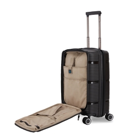 Walizka podróżna na kółkach mała do samolotu polipropylen A94103