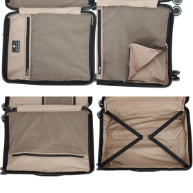 Walizka podróżna na kółkach mała do samolotu polipropylen A94103