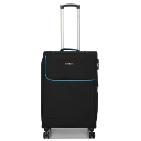 Walizka podróżna na 4 kółkach średnia miękka 80l TSA Snowball 22204