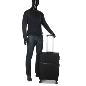 Walizka podróżna na 4 kółkach średnia miękka 80l TSA Snowball 22204